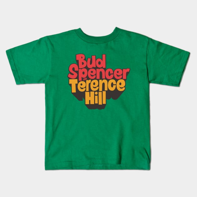 Bud Spencer and Terence Hill - Legends of Italian Cinema Kids T-Shirt by Boogosh
